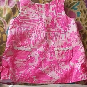 Lilli Pulitzer Shift Dress Neon Pink